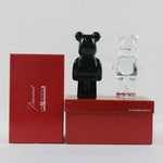 Bearbrick 200% x Baccarat transparente/Black cristal